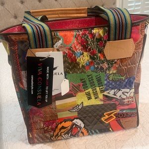 Rare Consuela Classic Tote “Patches” never used with tags